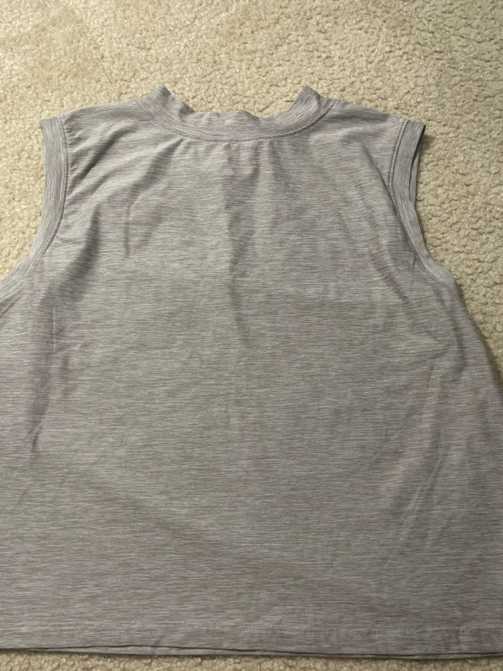 Calia Sleeveless beige workout top